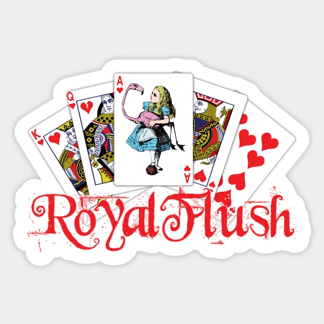 Royal Flush Sticker by jw608